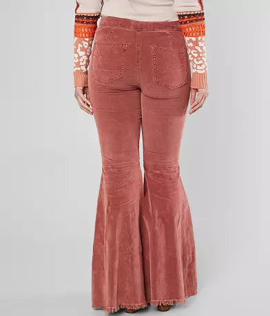 Free People Just Float On Corduroy Flare Jean (Size 26)