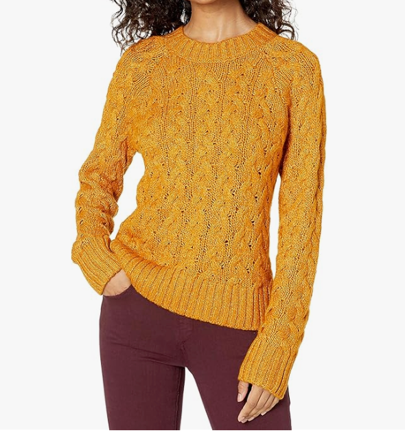 Lucky Brand Women's Quinn Cable Pullover Sweater (Small)