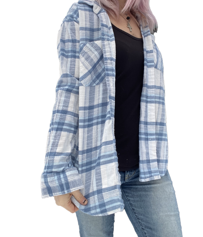 Billabong Light Women's Flannel - Blue (Small)